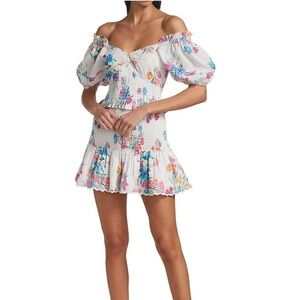 LoveShackFancy Jarrah Mini Dress